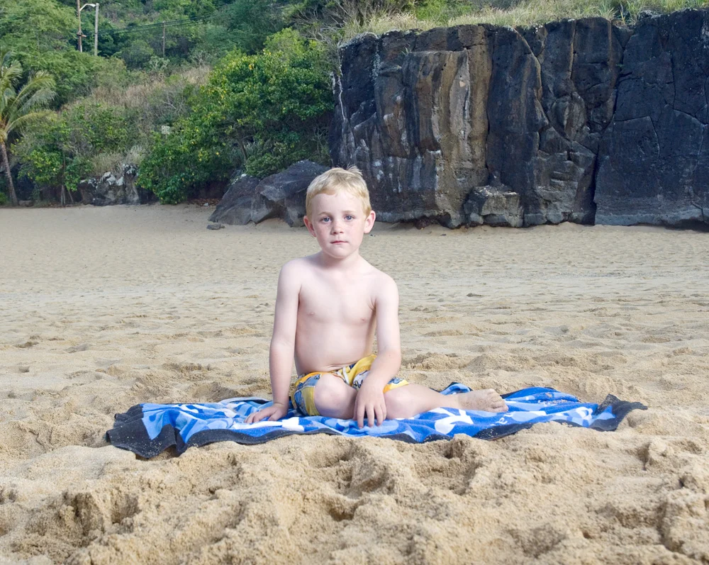 Luke Schofielder Waimea Bay Beach Park, Oct. 21, 2010 Archival Pigment Print, 19.75" x 15.75"