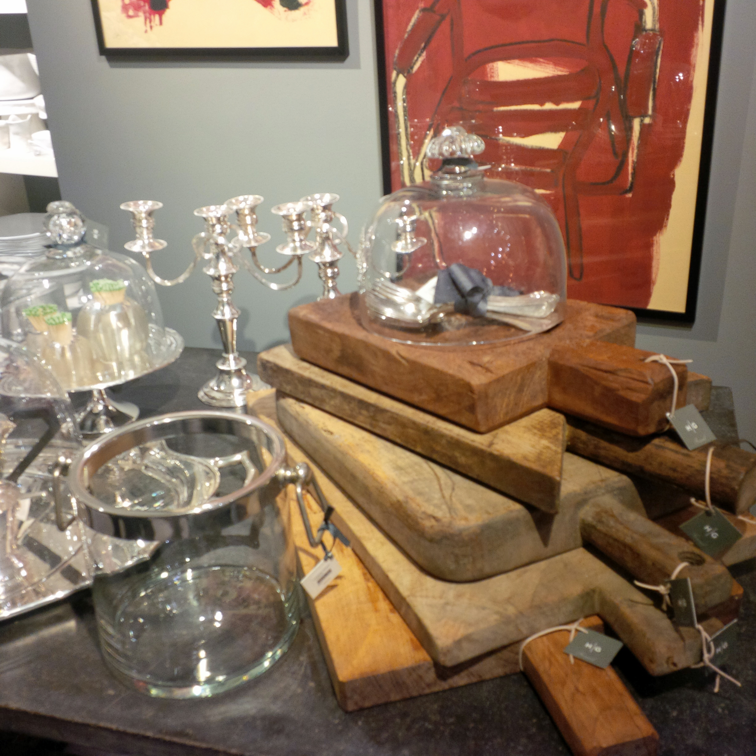 Antique cutting boards are the perfect way to present anything!