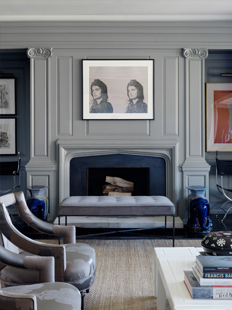 A gray space + Jackie O = love