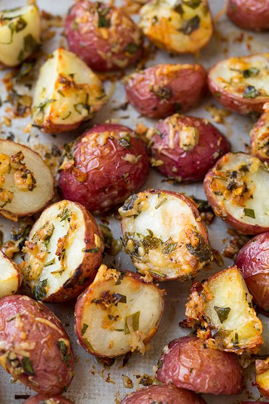 Parmesan Herb Crusted Potatoes