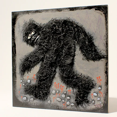 Sasquatch Sighting. Day 6 of my advent calendar. Sign up here to get the images delivered in your email first thing every morning between December 1st and December 24th 2015.