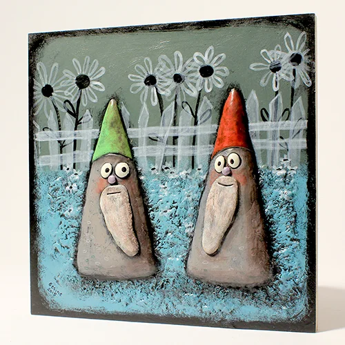 Wise Men Of The Garden Plot. Day 13 of my advent calendar. Sign up here to get the images delivered in your email first thing every morning between December 1st and December 24th 2015.