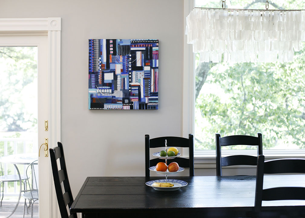 'Urban Oasis', installed in the home of of Joanna Bandte.