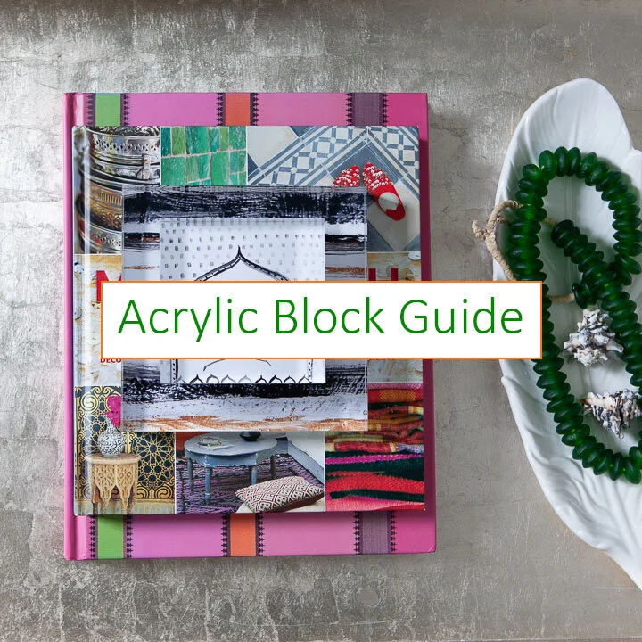 Are you looking for unique and affordable and reproducible versions of your artwork or photos? I created a video and PDF quick start guide outlining exactly how I create my blocks. Purchase now to get started and save yourself a lot of time and money so that you can print acrylic blocks with your images right away.
