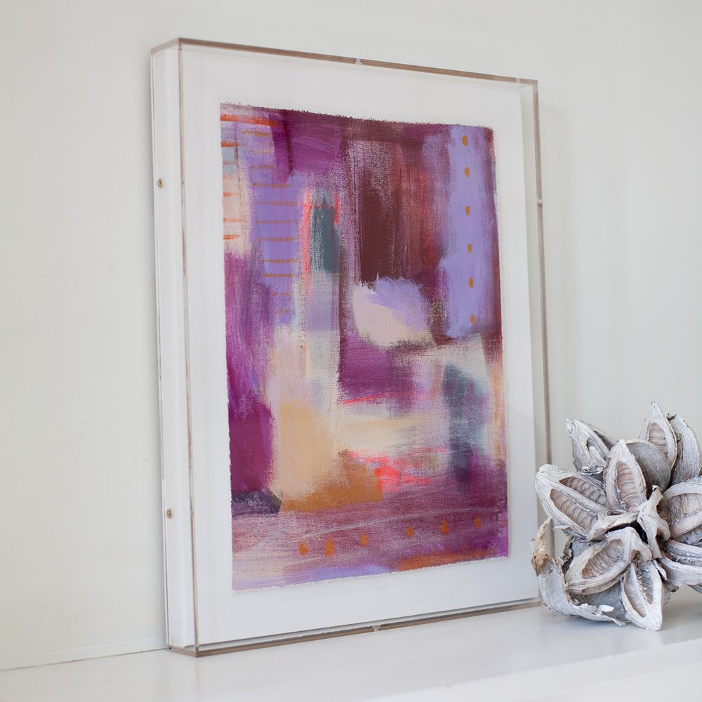 Heerlijk God Nest ArtistEntice 5, 11 x 15", framed in plexi box - Carolyn Mackin