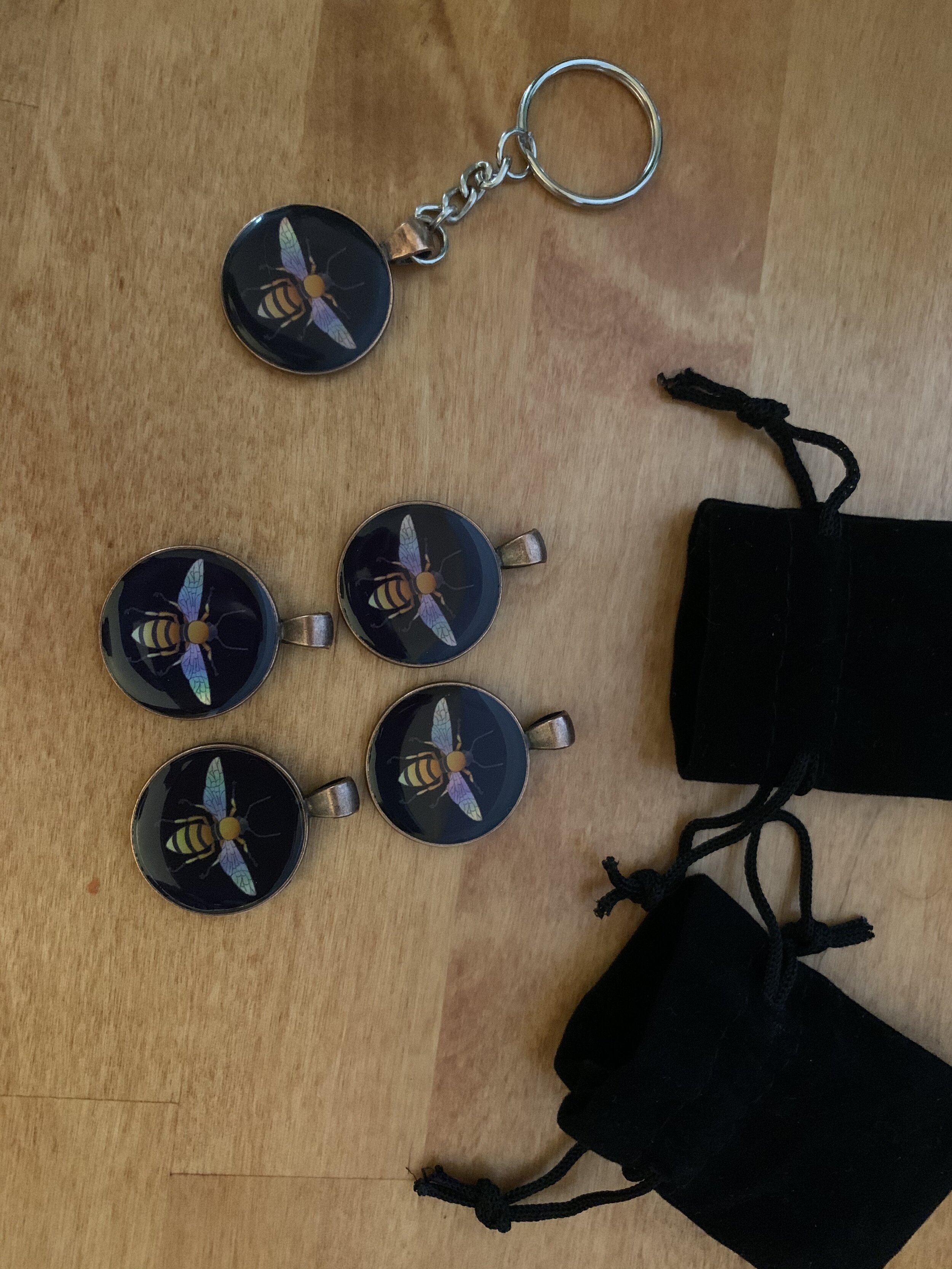 Handmade Resin Art Pendants