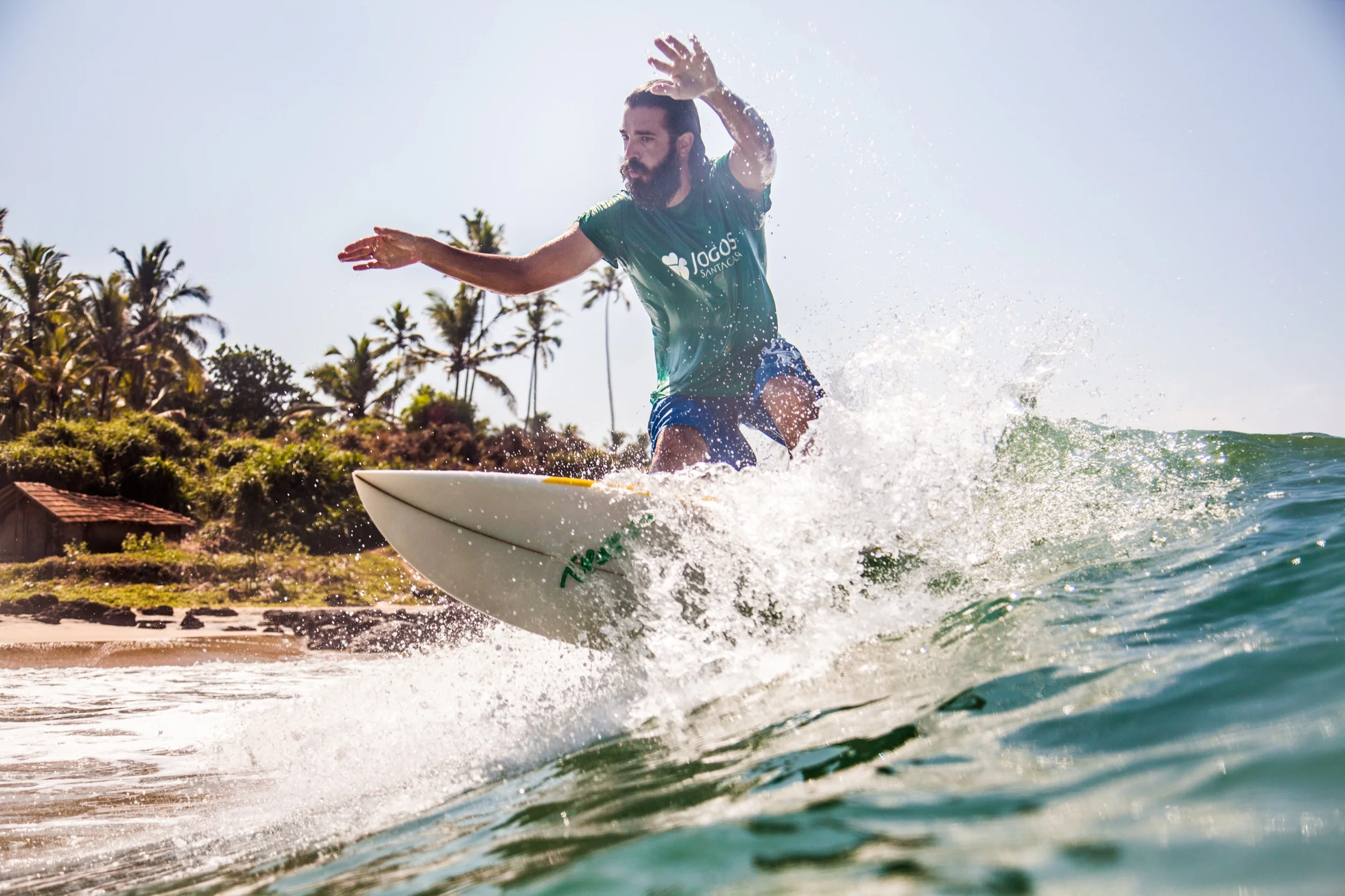 Surfing in an Artist's Pallet