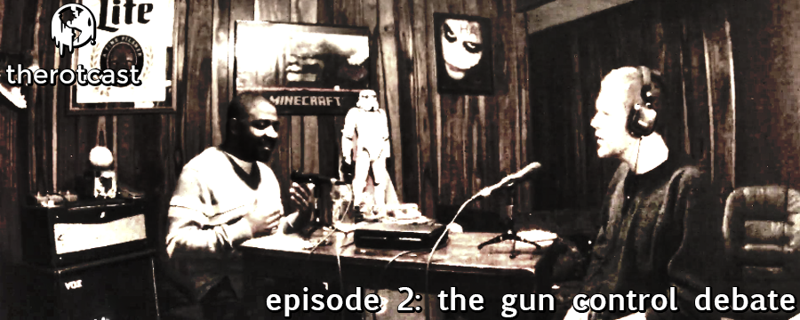 The Rotcast tackles the massively divisive subject of gun control with guest Sean Mosely host of the 'For The Love of God' podcast.' This conversation will lead the audience through cultural issues, worldview differences and deep civil rights questions. Brace for impact and open your minds, as it may not end the way you'd think it would. Start your free Audible trial and support this podcast @ audibletrial.com/oam