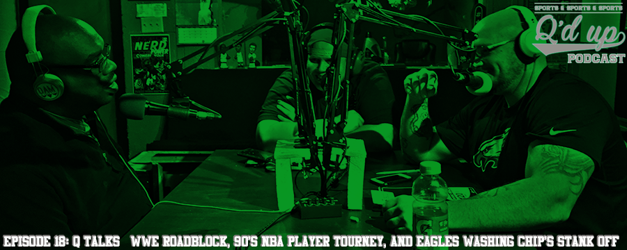 CJ and Q are joined by host of  Black Nerd Power  Markus Seaberry to discuss Eagles washing Chip's stank off, 90's NBA player tourney, and WWE.  Help support the show by making any regular purchase @  theoamnetwork.com/amazon
