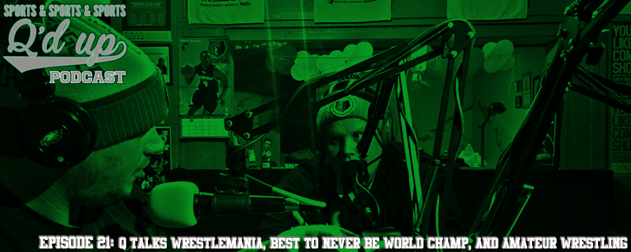 Q and CJ are joined by Pokerface to discuss the road to Wrestlemania , who's the best to never be world champ and the independent wrestling scene. Help support Q by making any regular purchase @ theoamnetwork.com/amazon
