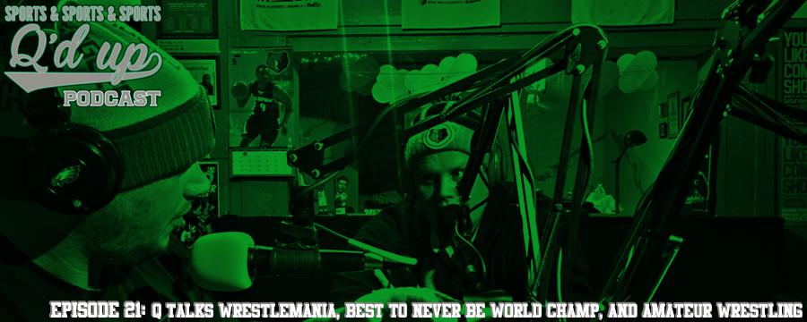 Q and CJ are joined by Pokerface to discuss the road to Wrestlemania , who's the best to never be world champ and the independent wrestling scene.  Help support Q by making any regular purchase @  theoamnetwork.com/amazon