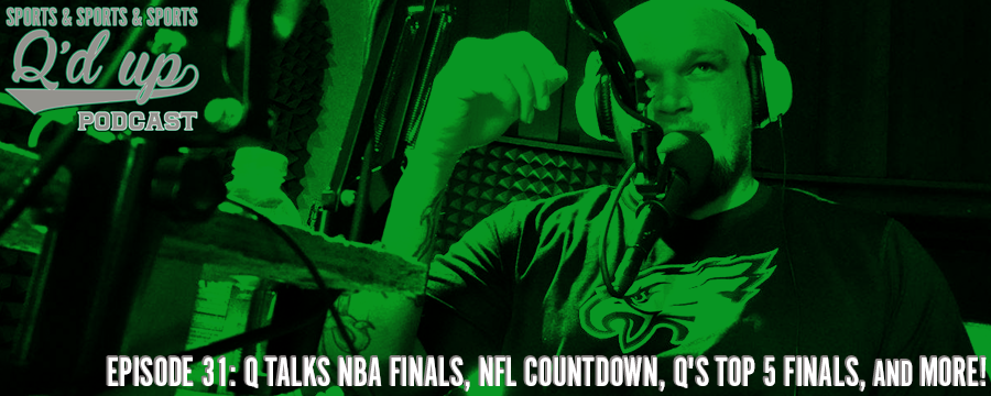 Q breaks down the NBA Finals, counts down to the NFL season, remembers his top 5 NBA Finals, and MORE! Check out Side Street Grill right here in Memphis, TN @ 35 S. Florence! Great food, GREAT DRINKS!