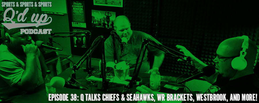 Q and guests talk about NFL teams the Chiefs and the Seahawks, rank wide-outs, break down Russ Westbrook's new deal, and much MORE! Check out Side Street Grill @ 31 Florence right here in Memphis, TN. Great food, GREAT DRINKS!