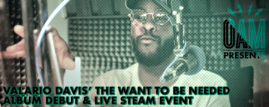 Christine Marie sits down with artist/musician Valario Davis to break down his debut album, The Want To Be Needed. Recorded on 10/09/2016  photo credit: Noah Morrell