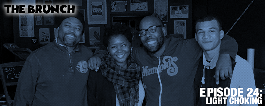 We discuss the Kardashian Kurse, a living wage, the season finale of Insecure, the importance of a firm hand shake and pleasurable asphyxiation...all while sipping on kalimotxos. &nbsp;   Show Notes :  A sobering look at the  living wage gap  in the USA; plus a story from the  front lines .  Don’t know if you’ve heard but it’s cuffing season. Here’s a  guide .  Is there really a  Kardashian Curse ?   light choking &nbsp;in the bedroom, yay or nay?   Music :  Sunshine – The Stuyvesants (intro)  False Prophets – J Cole  Feather – Little Dragon  Wat’s Wrong – Isiah Rashad     Help support The Brunch by shopping at theoamnetwork.com/amazon