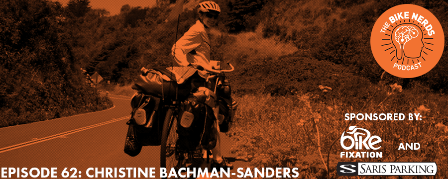 Kyle flies solo this week to talk with Christine Bachman-Sanders, a Ph.D. candidate at the University of Minnesota and an accomplished touring cyclist, having ridden across America and through a big chunk of Europe. Christine's research examines the relationship between the "new woman," American imperialism, and the bicycle craze of the 1890s. She is particularly concerned with how American Manifest Destiny, classed and raced associations with leisure, and suffragist notions of women’s empowerment that house race and class logics interact with the symbolic and material power of the bicycle. The Bike Nerds Podcast is sponsored by Saris Cycling Group. Visit www.sarisparking.com for a full array of bicycle parking and infrastructure products.
