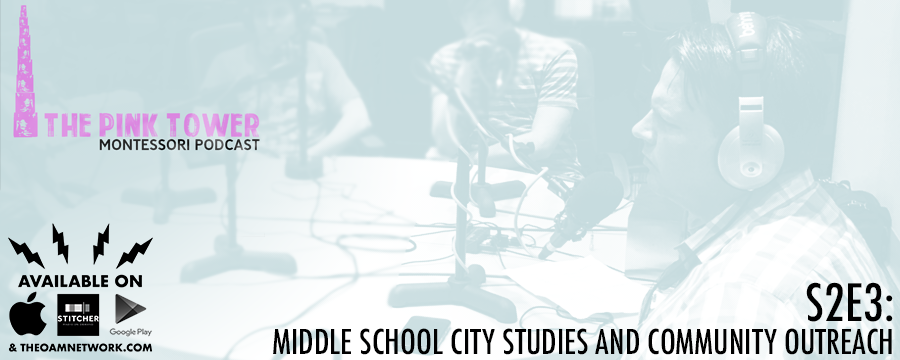 We talk to Anne Andrews and Racheal Grant about Middle School city studies and community outreach in Montessori. We also talk to Ginger Spickler from Crosstown High about how their programs continue this mission.