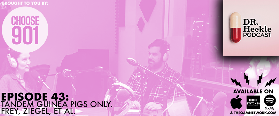 Owner of Forward Counseling Jess Frey and New York Comedian Jonathan Ziegel join Mark in the crosstown concourse studio to talk about recalled medical devices, Genetic Counseling, and guinea pig regulations in Switzerland.  Check out the  Forward Counseling website  Follow  Jonathan Ziegel on Instagram  Follow  Jonathan Ziegel on twitter   Want to guest on the show? want us to cover a topic?  Then contact us on  our instagram,   facebook  or  twitter .  Or email us at:  drhecklepod@gmail.com    SPONSOR:   Subscribe to the FREE Choose 901 newsletter TODAY @  www.Choose901.com/OAM