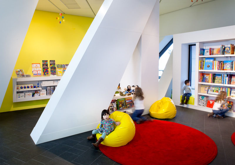 Open Modern Museum Shop Kids Area | Casework Interior Design | Portland, OR 