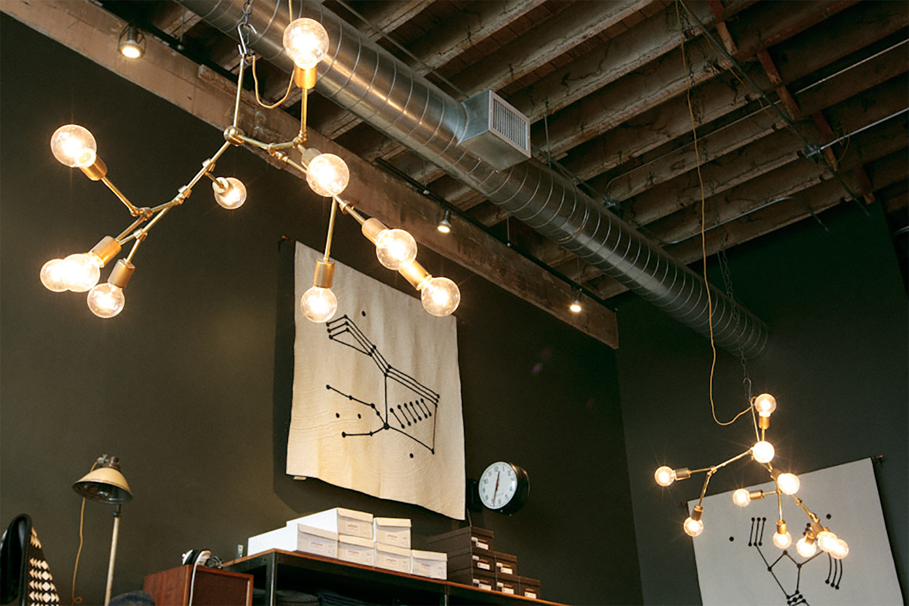 PNW Handmade Retail Lighting | Casework Interior Design | Portland, OR