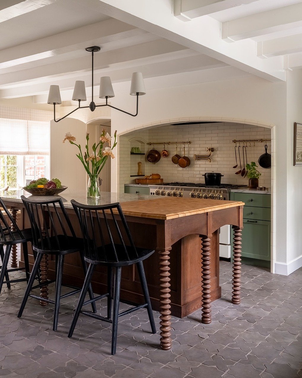 Our Historic Hofer House kitchen, breakfast table, and entry have subtle but impactful plan changes. Swipe to see the before and after. 

Look more closely at the plan, and you'll see that the sink, fireplace, exterior windows and doors, and access t
