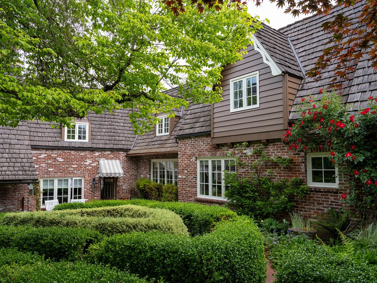 Front elevation of Historic Hofer House renovation by Casework Interior Design