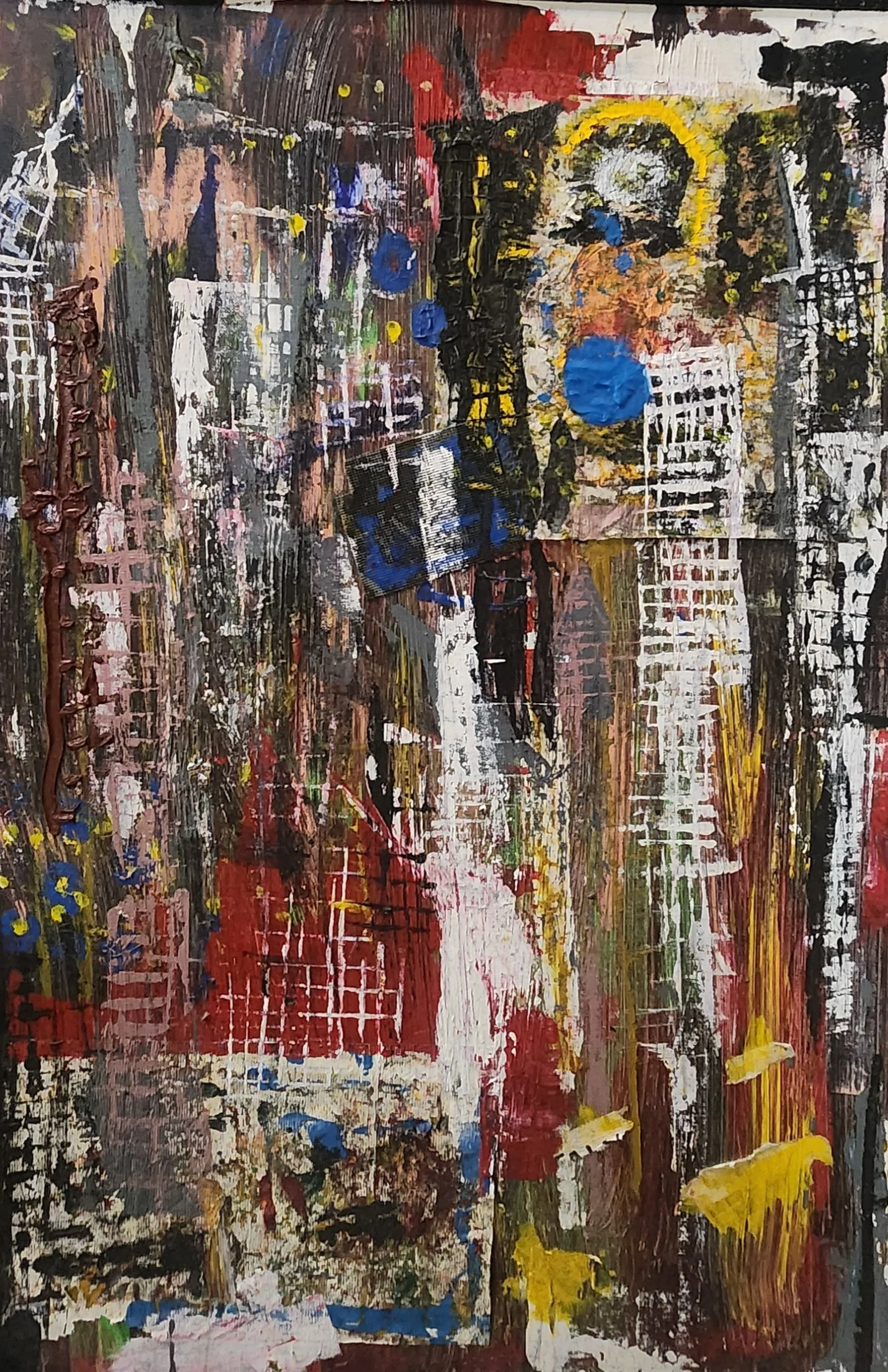 City Pages 37x20 acrylic latex paper mace $250.jpg