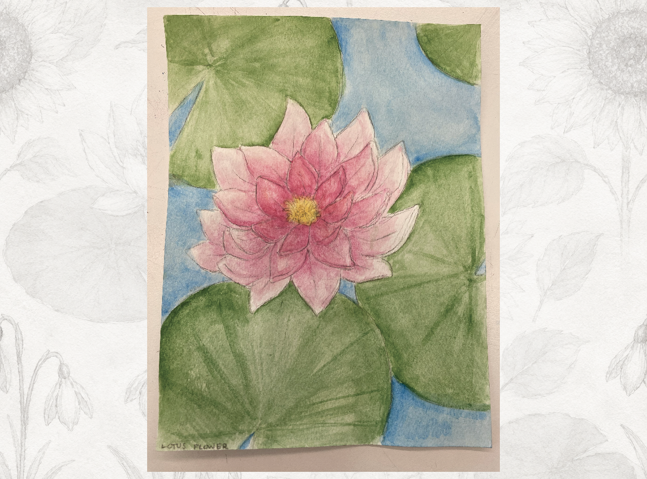 "Lotus" / Watercolor