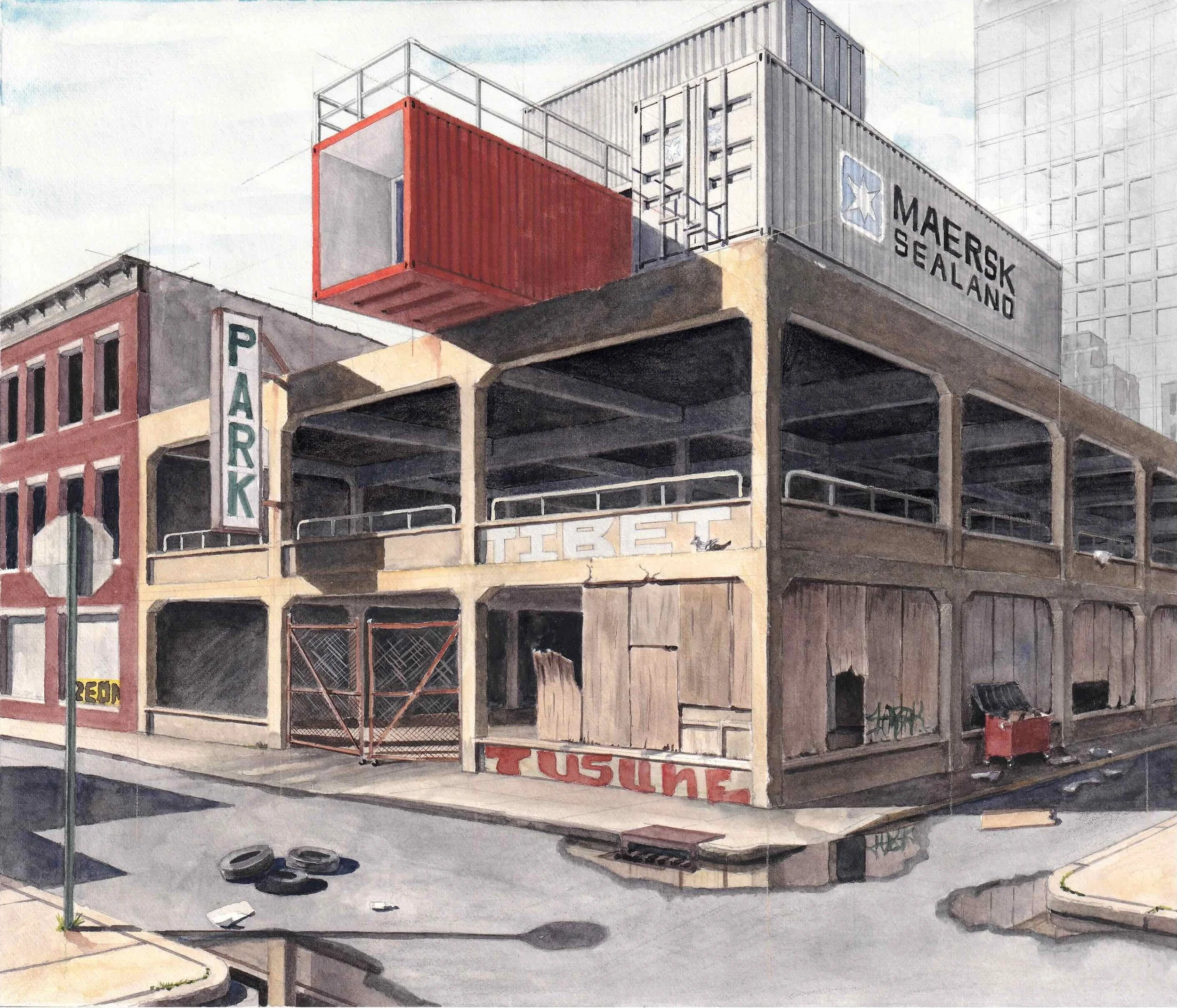 Mick Ricereto - PARKING DECK - Drawing Only.jpeg