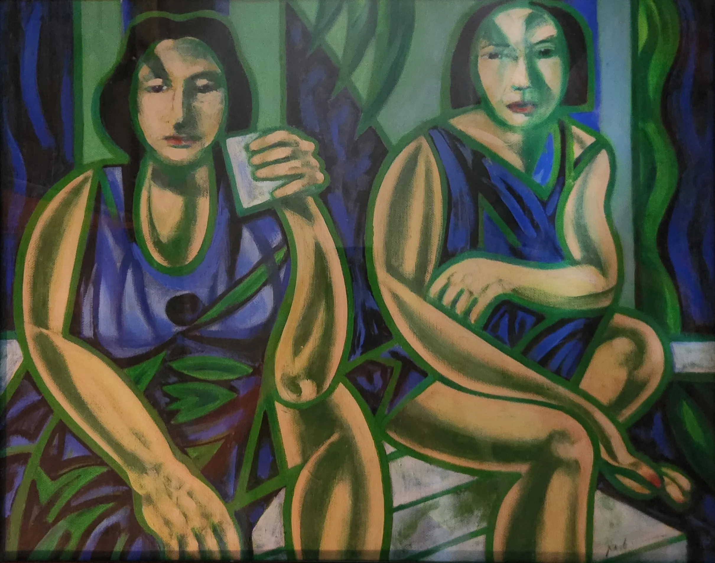 Michael Guinn - WOMEN ON THE STOOP.jpeg