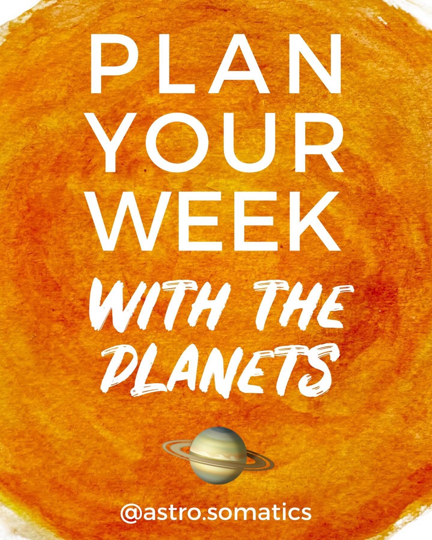 Planning my week to correspond with the qualities of the day&rsquo;s planetary rulers has been a wonderful practice&hellip; here&rsquo;s the whole week in one post! 🙏💕🍄💗😍🪐