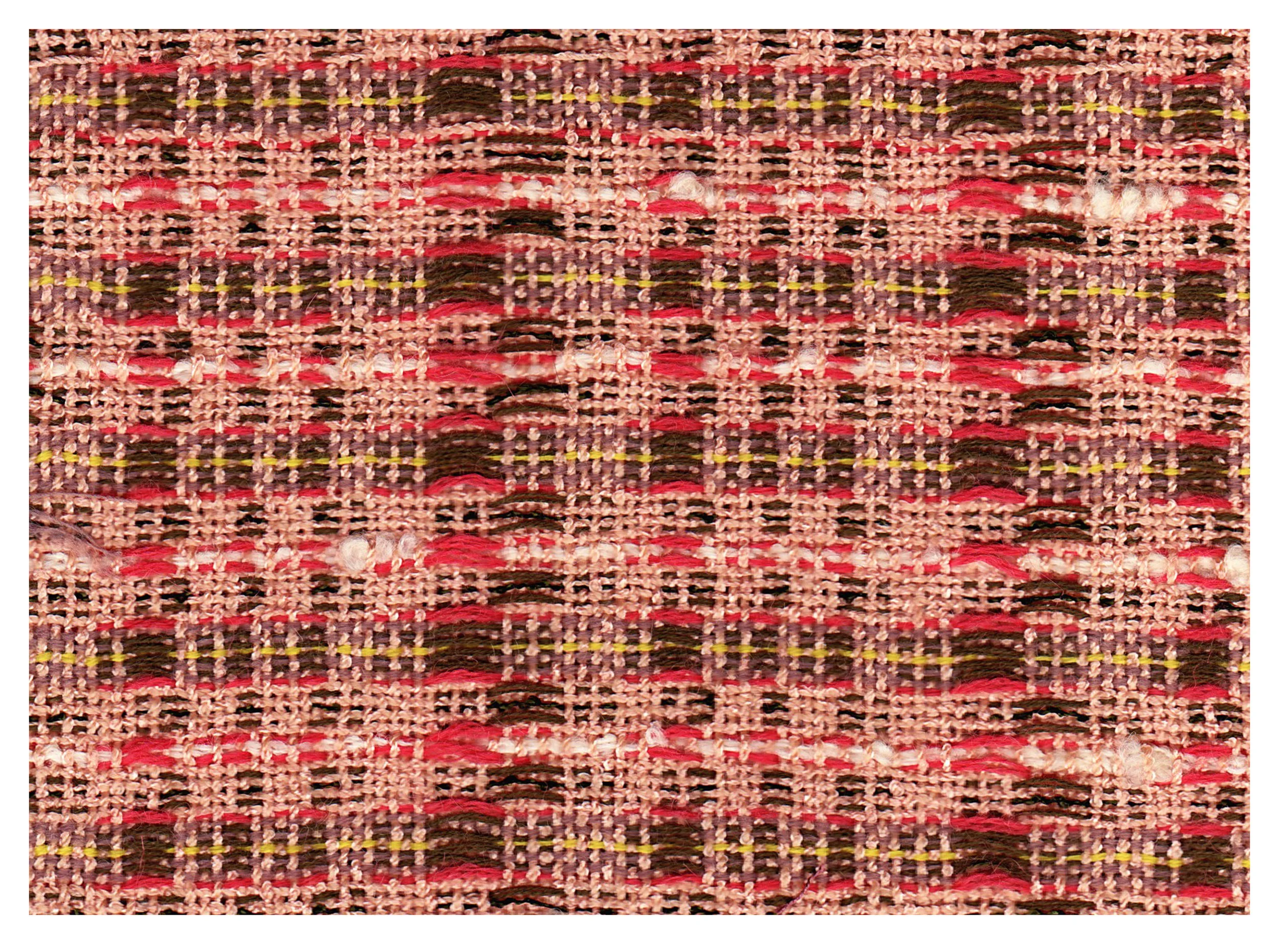 ECHO II Handwoven overshot pattern
