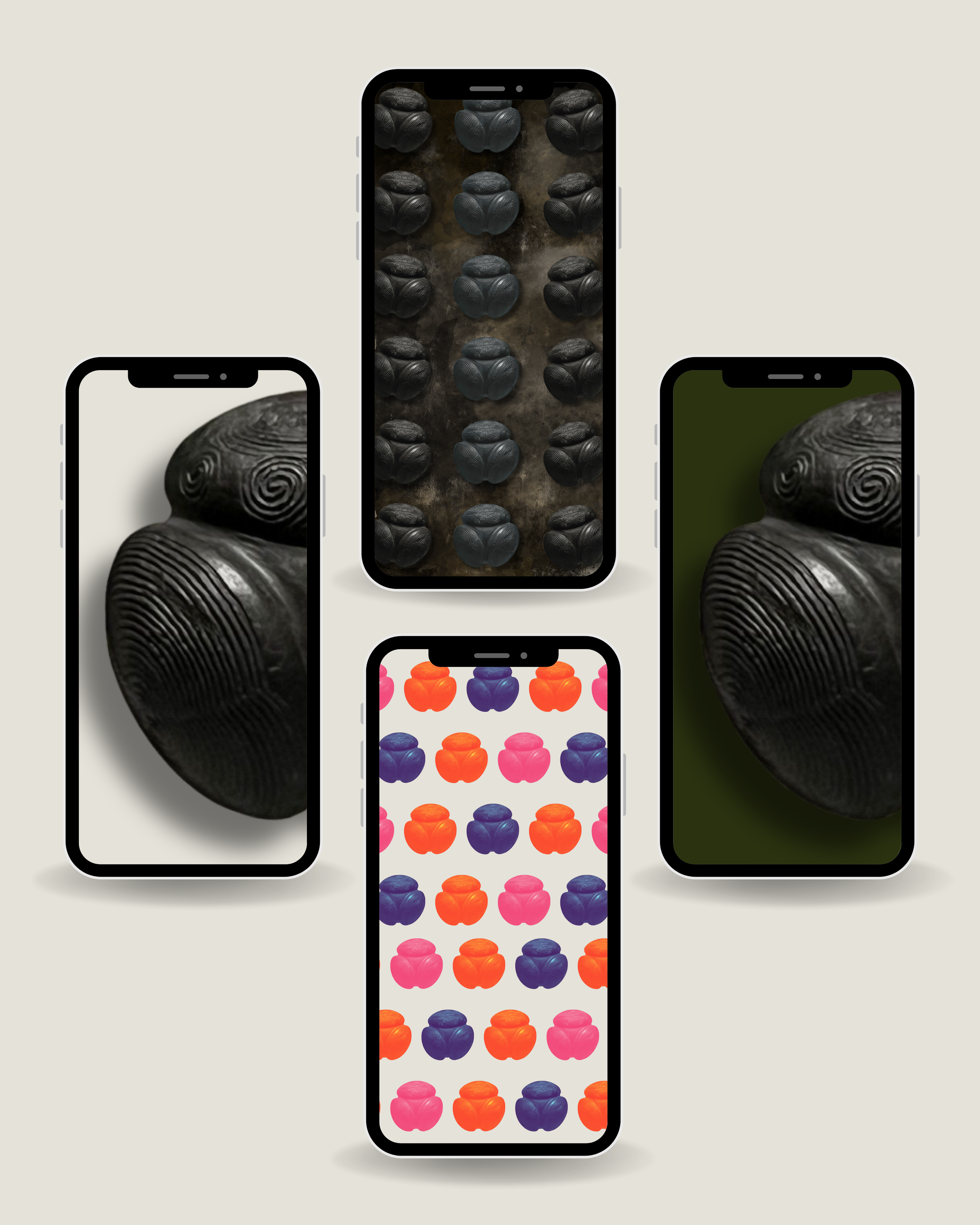 'The Baws' Bundle Scottish Stone Ball Phone Wallpapers