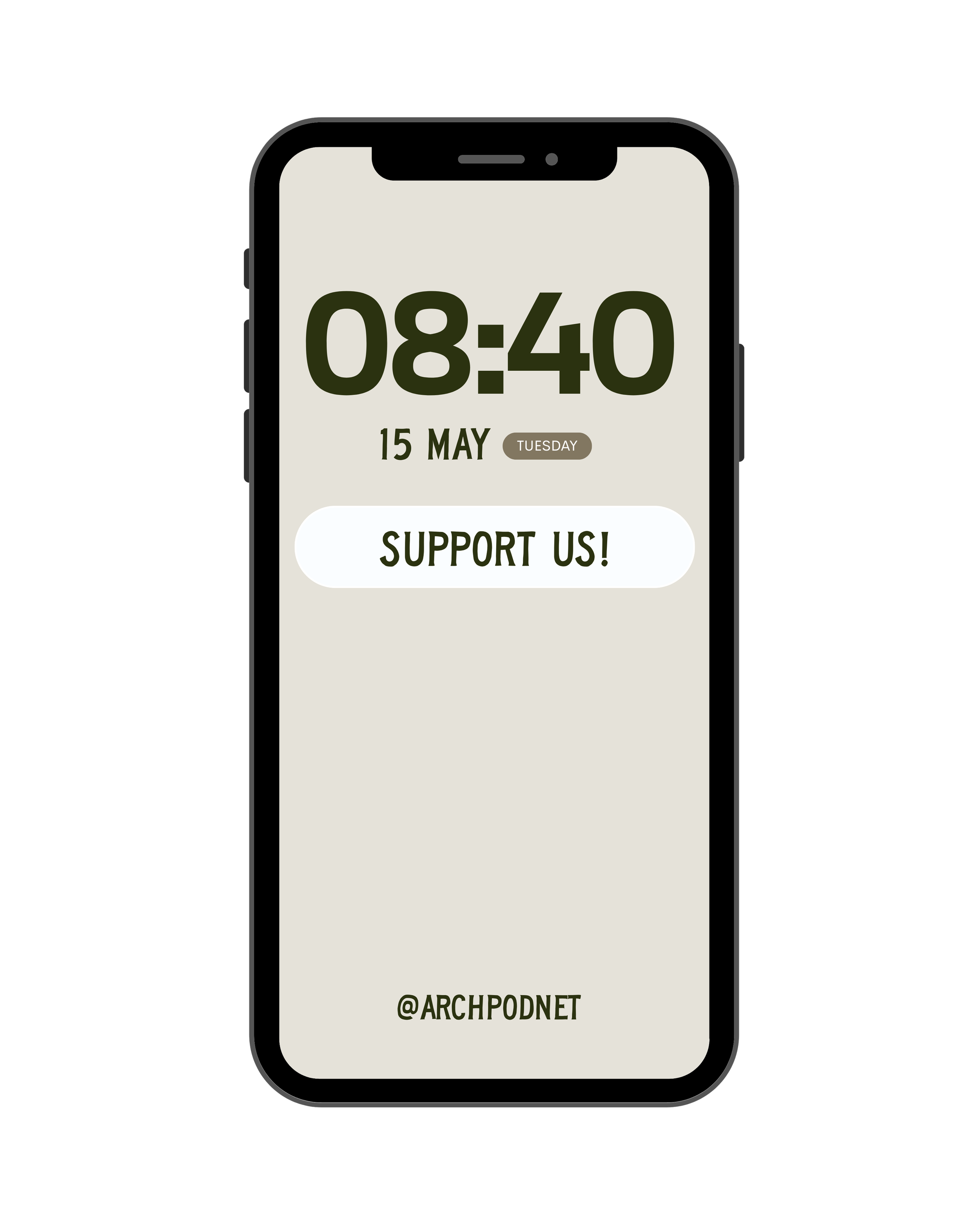 Support Us Phone Membership Notification