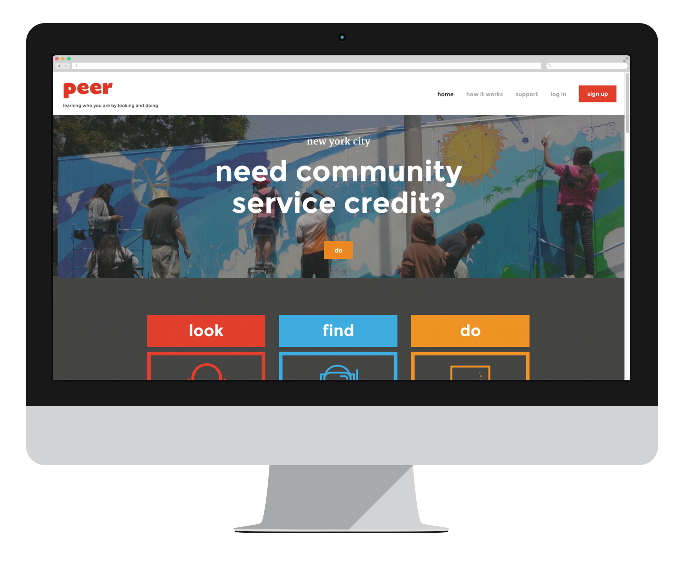 PEER is a service that helps teens explore their identity through mentorship and digital resources.