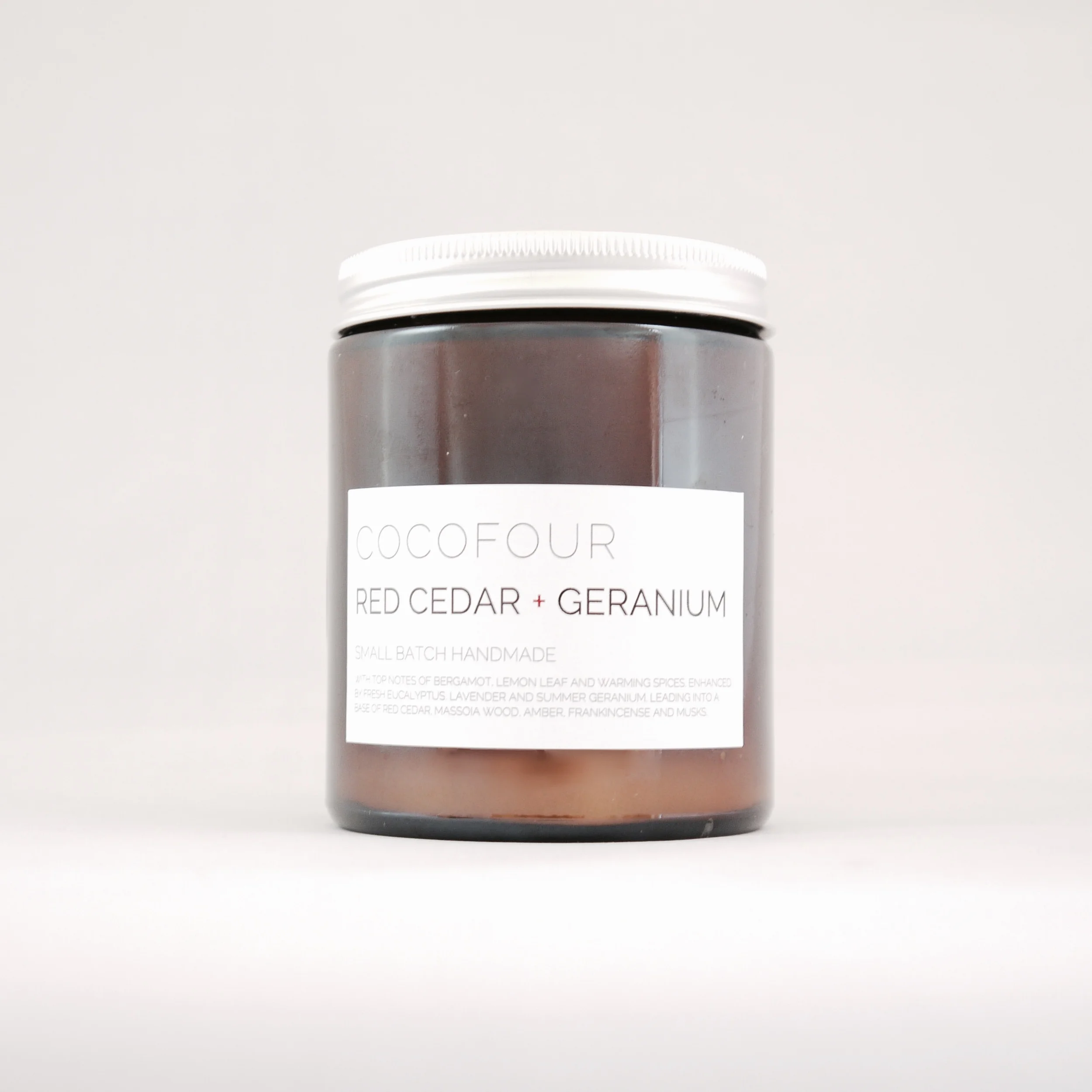 COCOFOUR luxury soy apothecary candles handmade in the UK