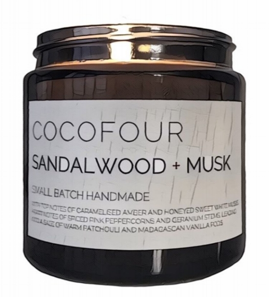 COCOFOUR luxury soy apothecary candles handmade in the UK