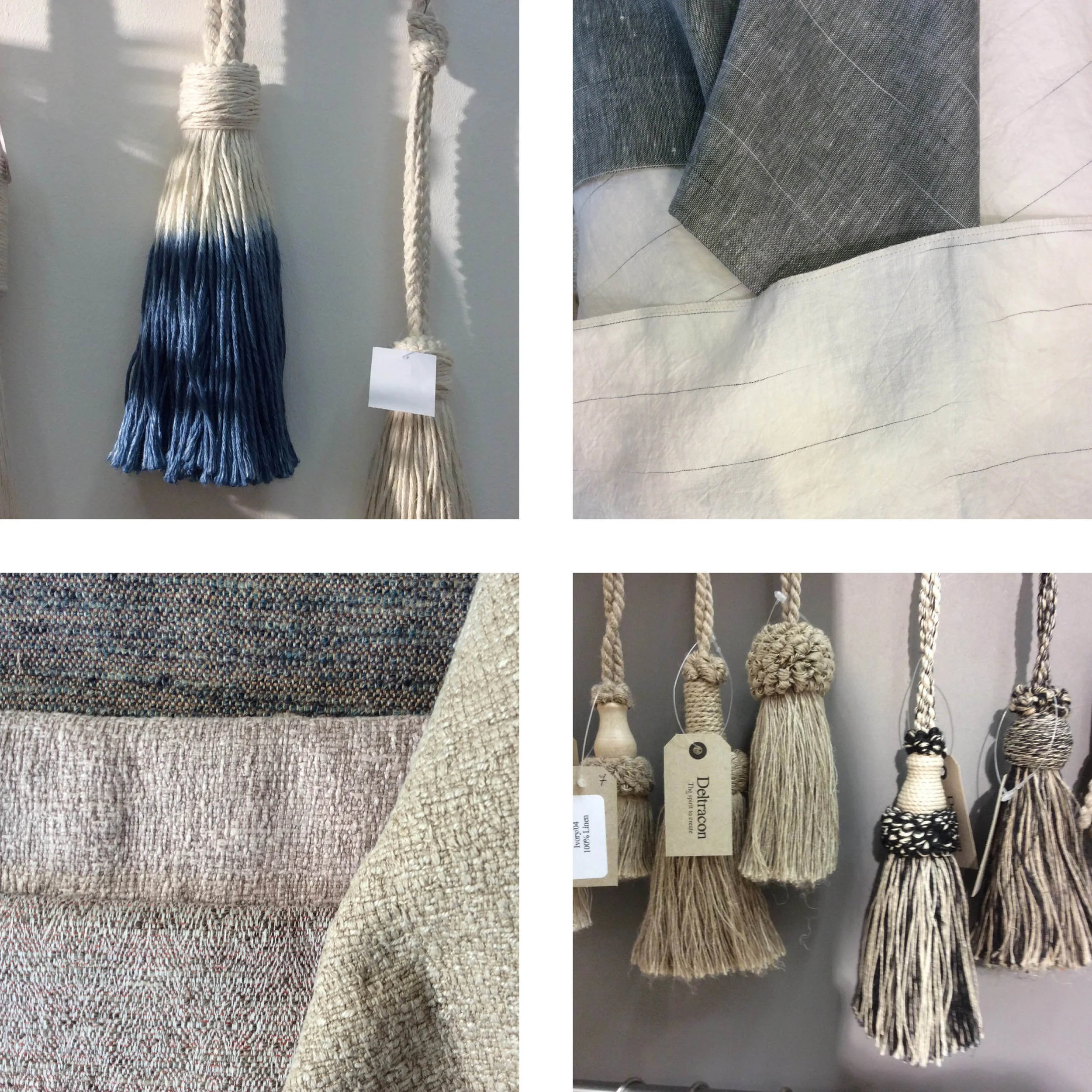 Deltracon's beautiful linens range from special trims to sheers to weighty upholsteries.