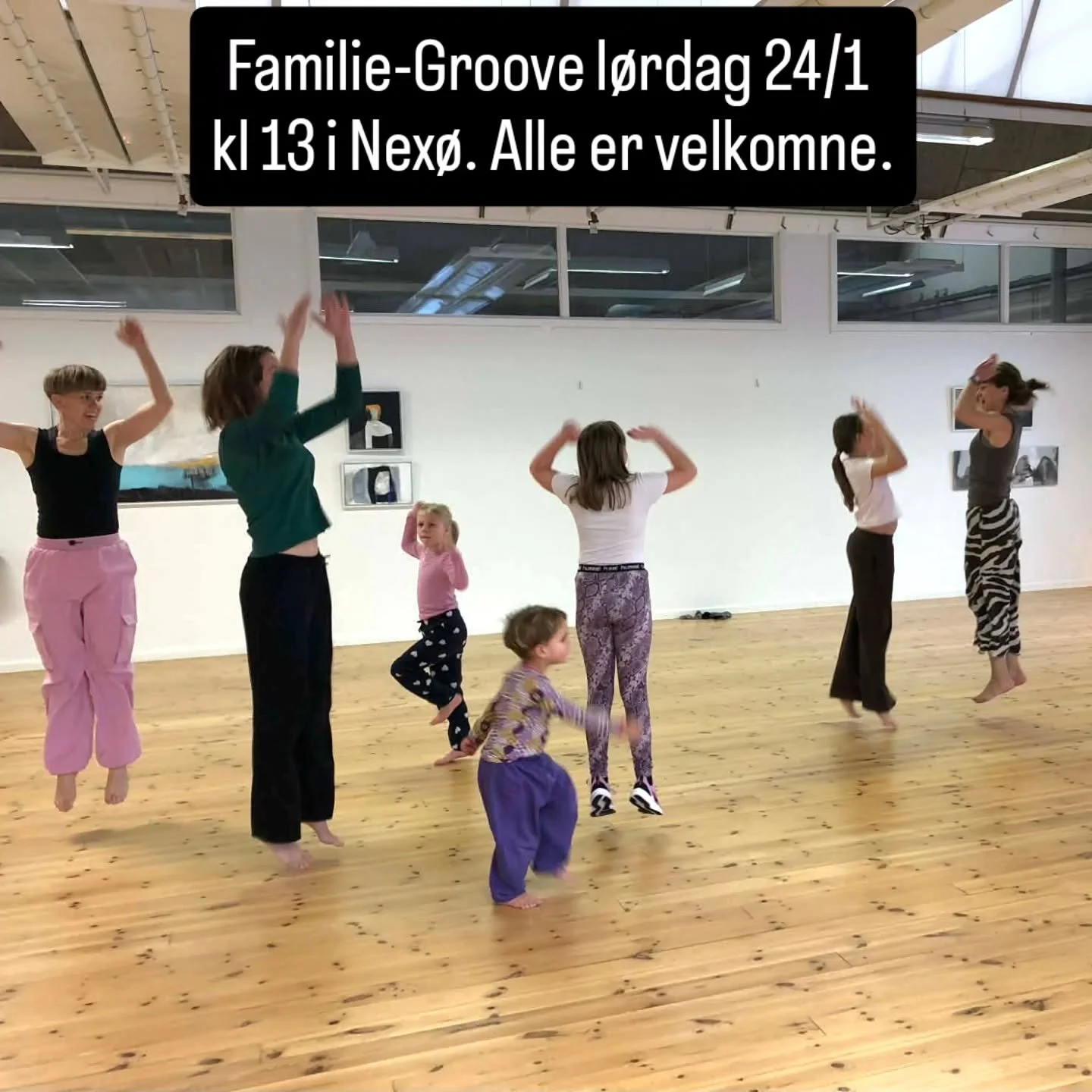 Har du lyst til at danse med dit barn/b&oslash;rn, s&aring; er du meget velkommen til Familie-Groove p&aring; M&oslash;belfabrikken i Nex&oslash;, denne l&oslash;rdag d. 24/1 kl 13. For tilmelding og mere info, skriv til: hello@tildeengstroem.dk 💃