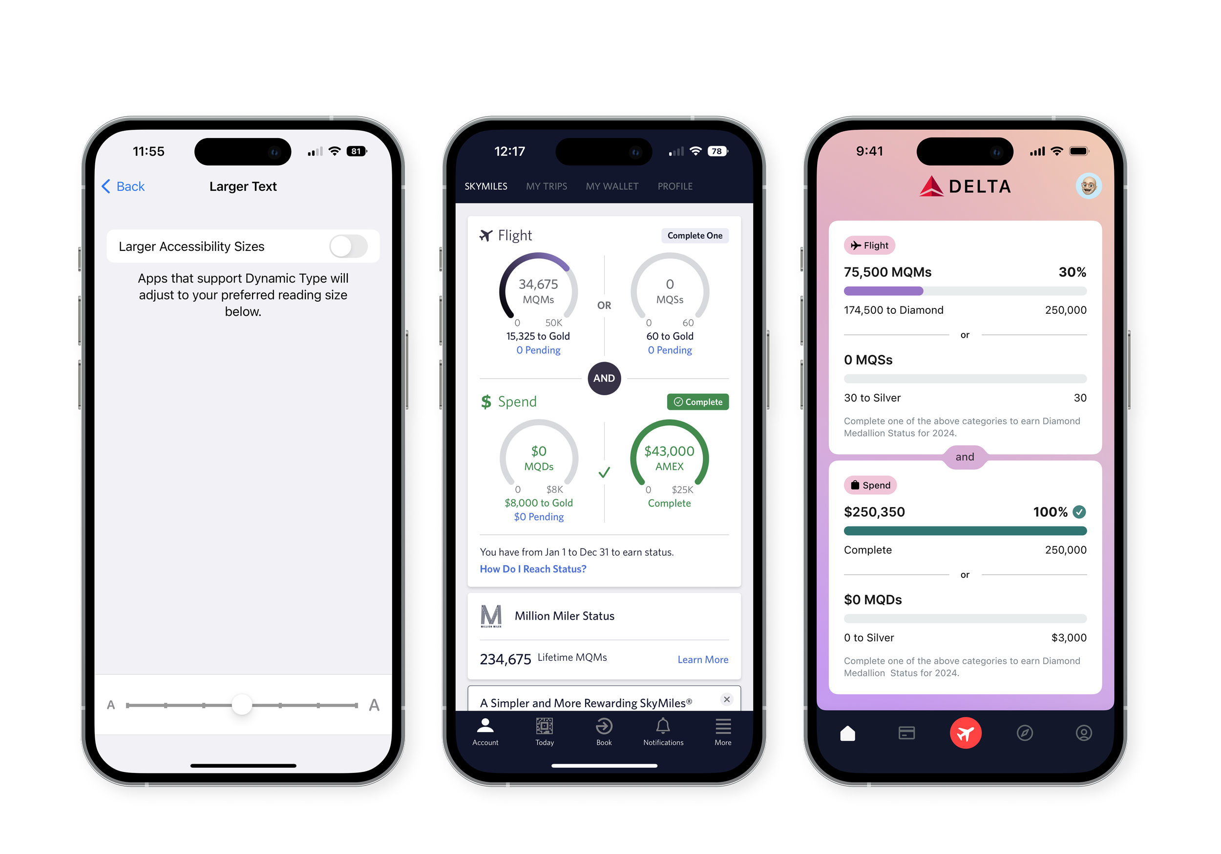 Delta app redesign — Matt Nagy, Product Designer