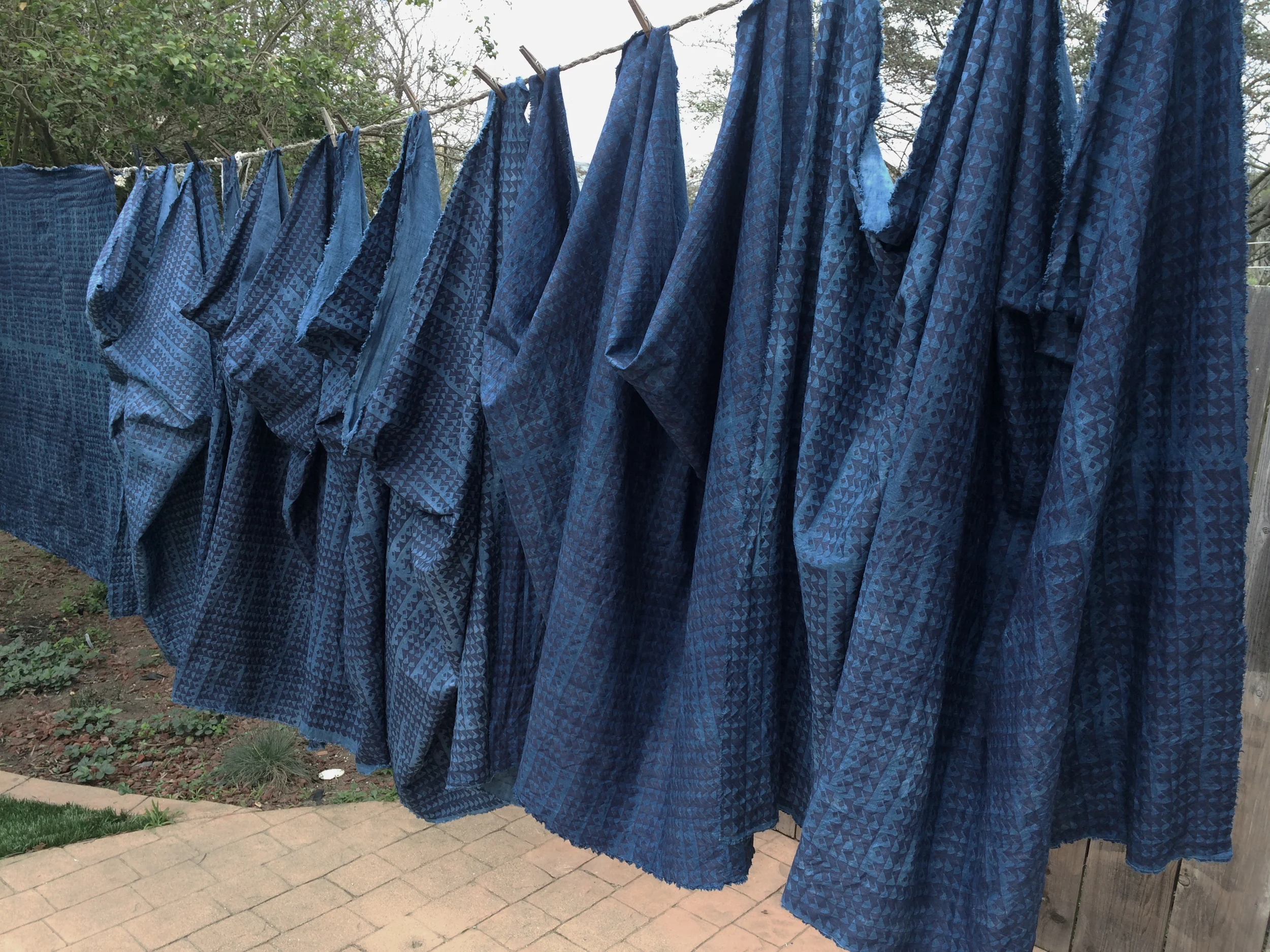 Jenny Pennywood Indigo Yardage