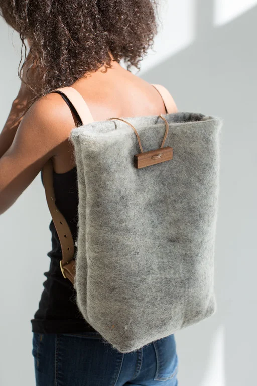 Wool Felt Backpack