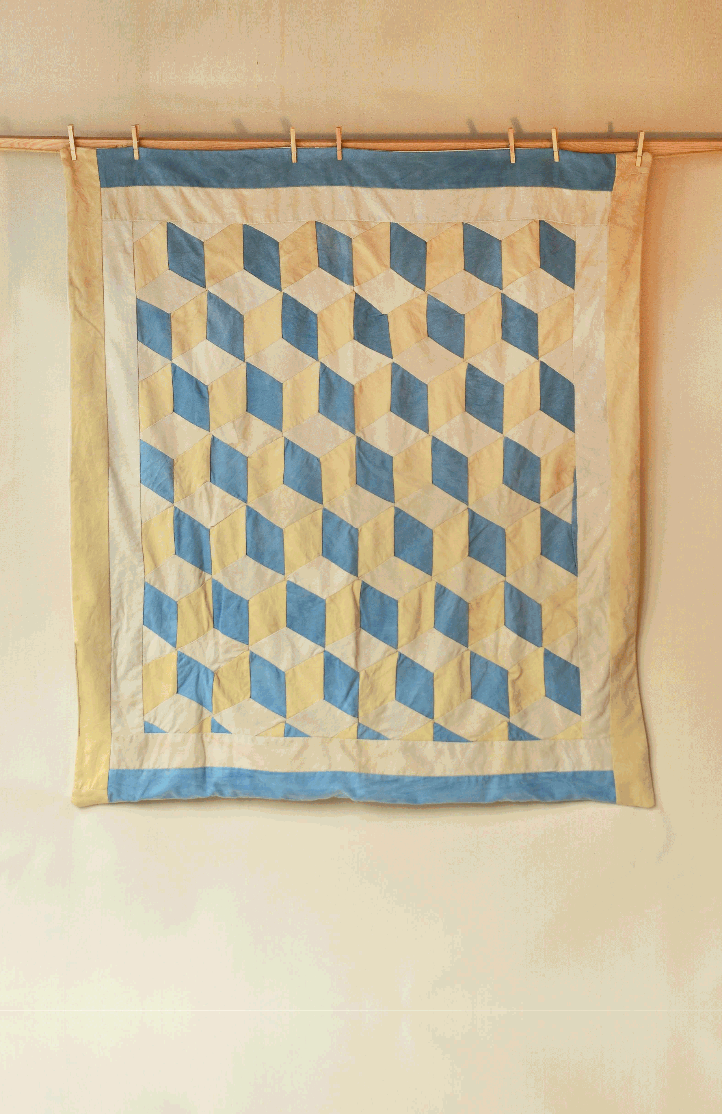 Tumbling Blocks #2 Quilt