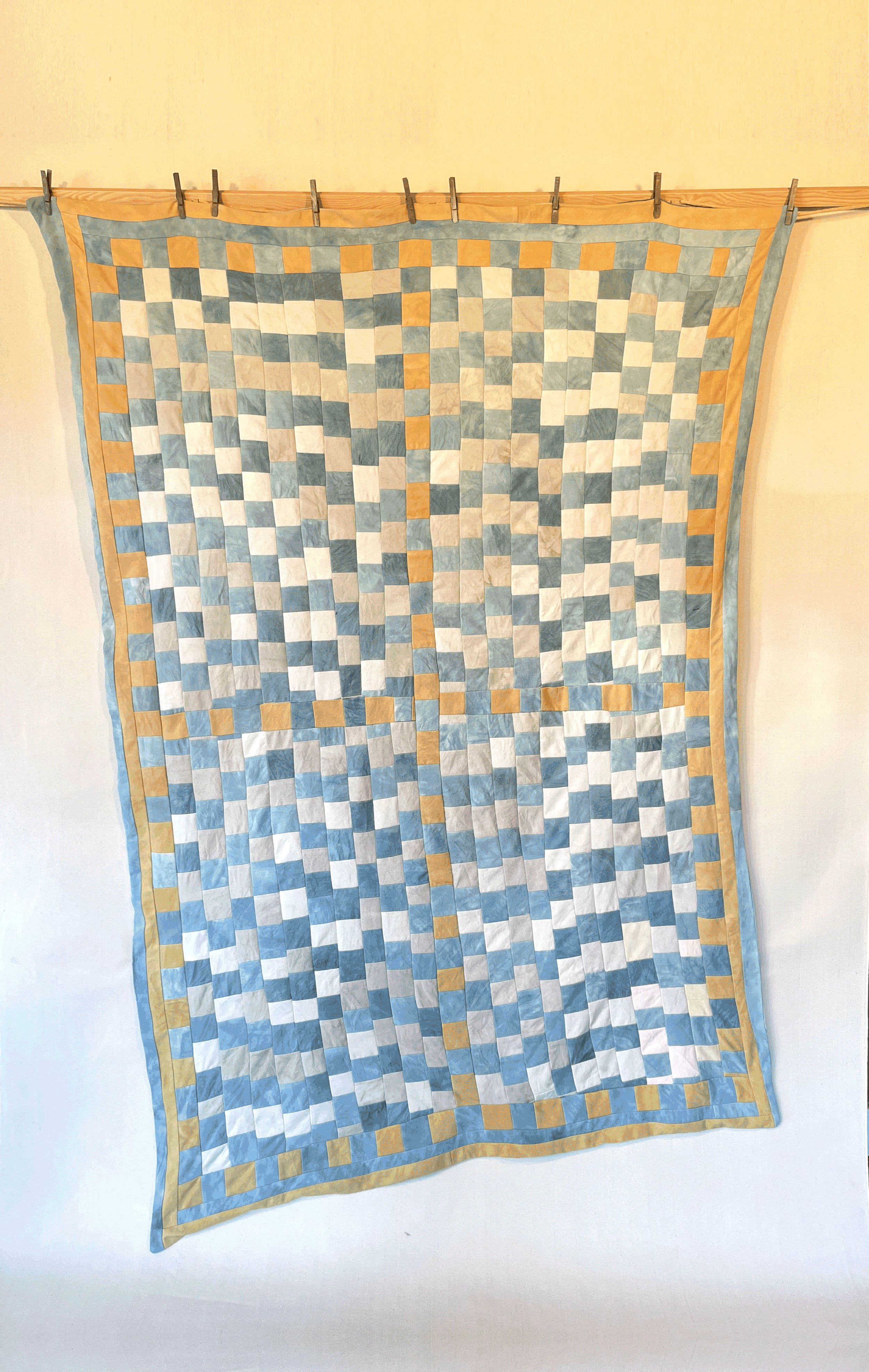 Checkerboard Strips Quilt