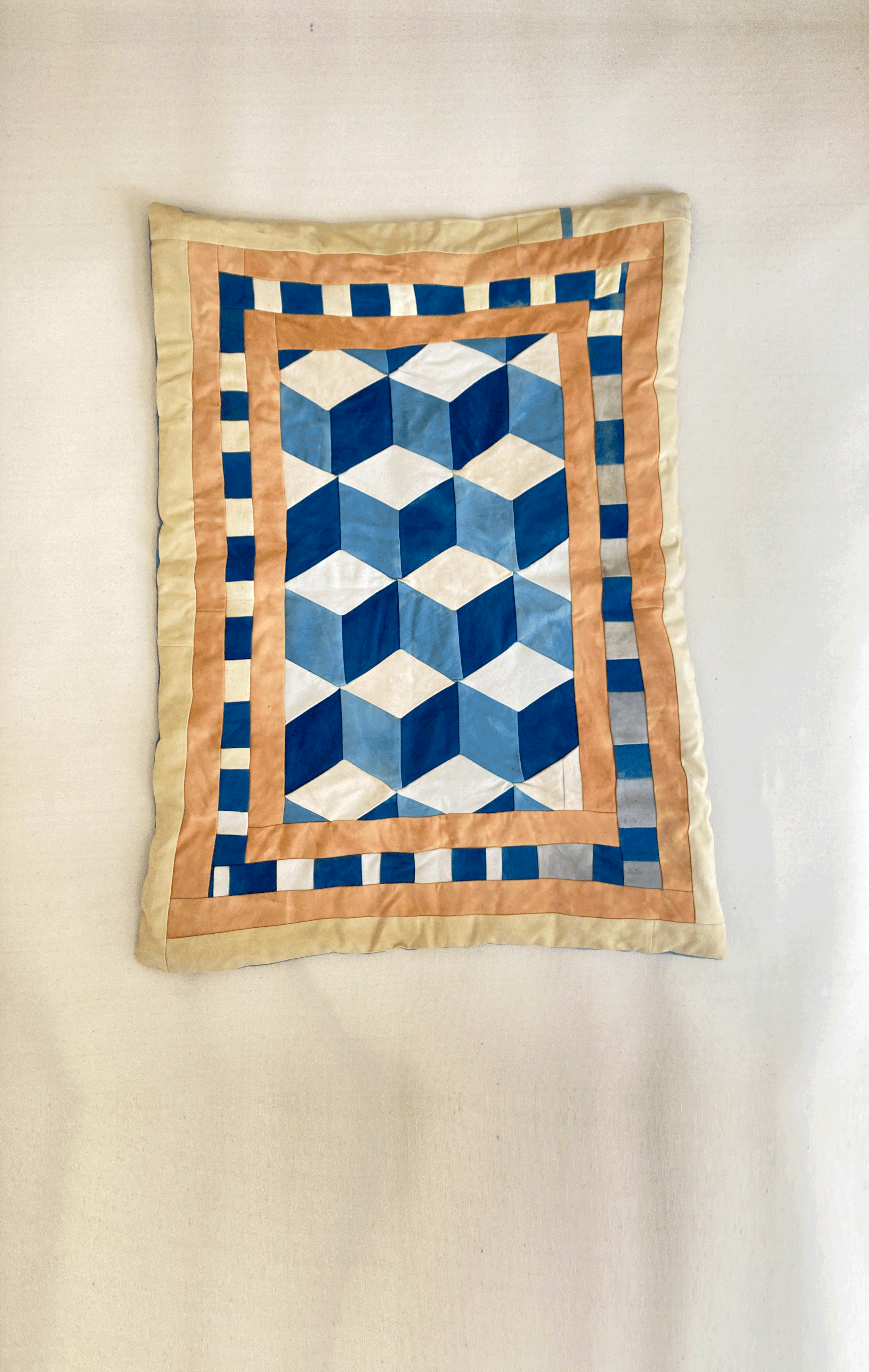 Myrtle's Tumbling Blocks Quilt