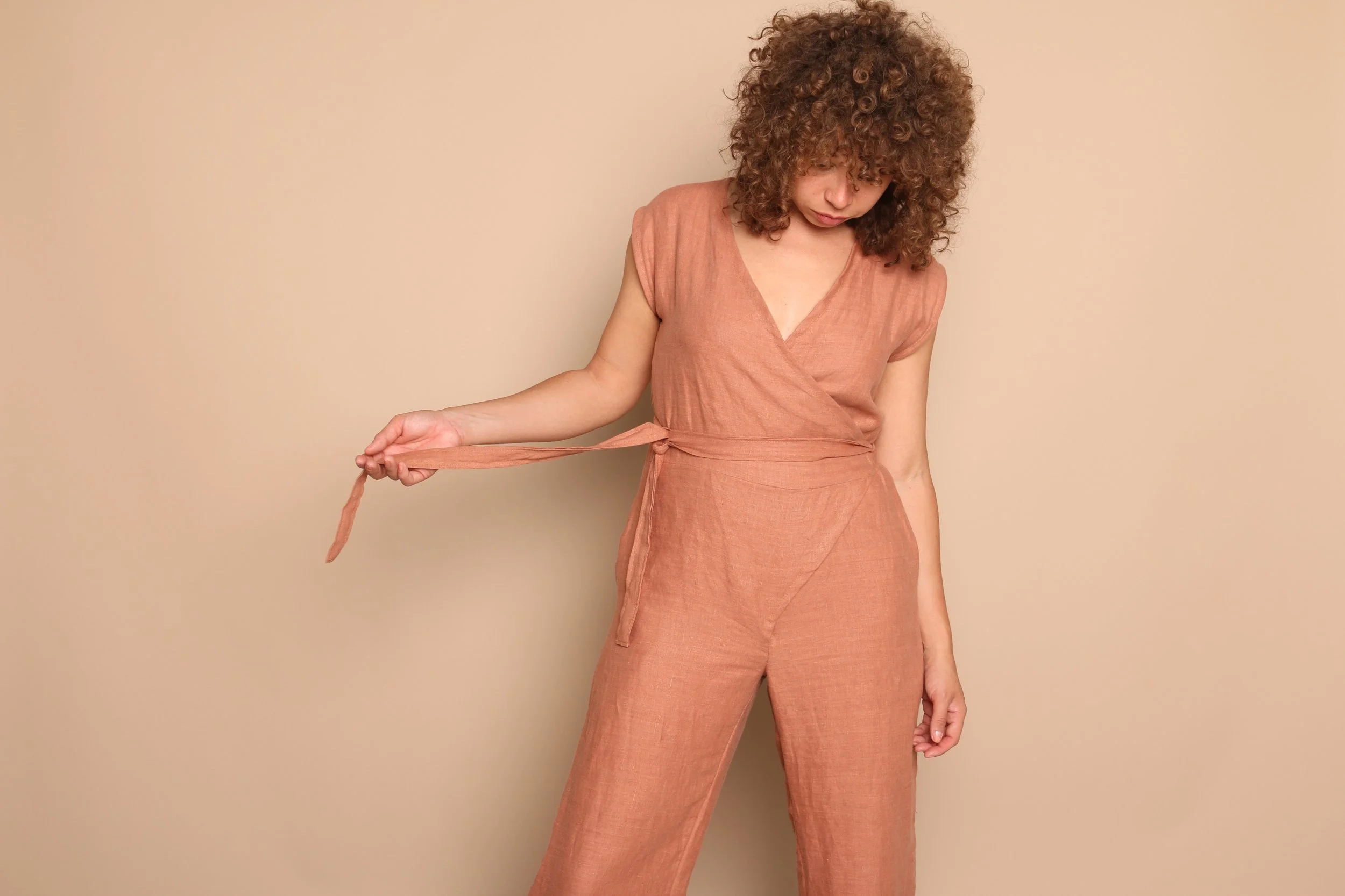 Conscious Clothing, sustainable, handmade, eco friendly, low impact jumpsuit