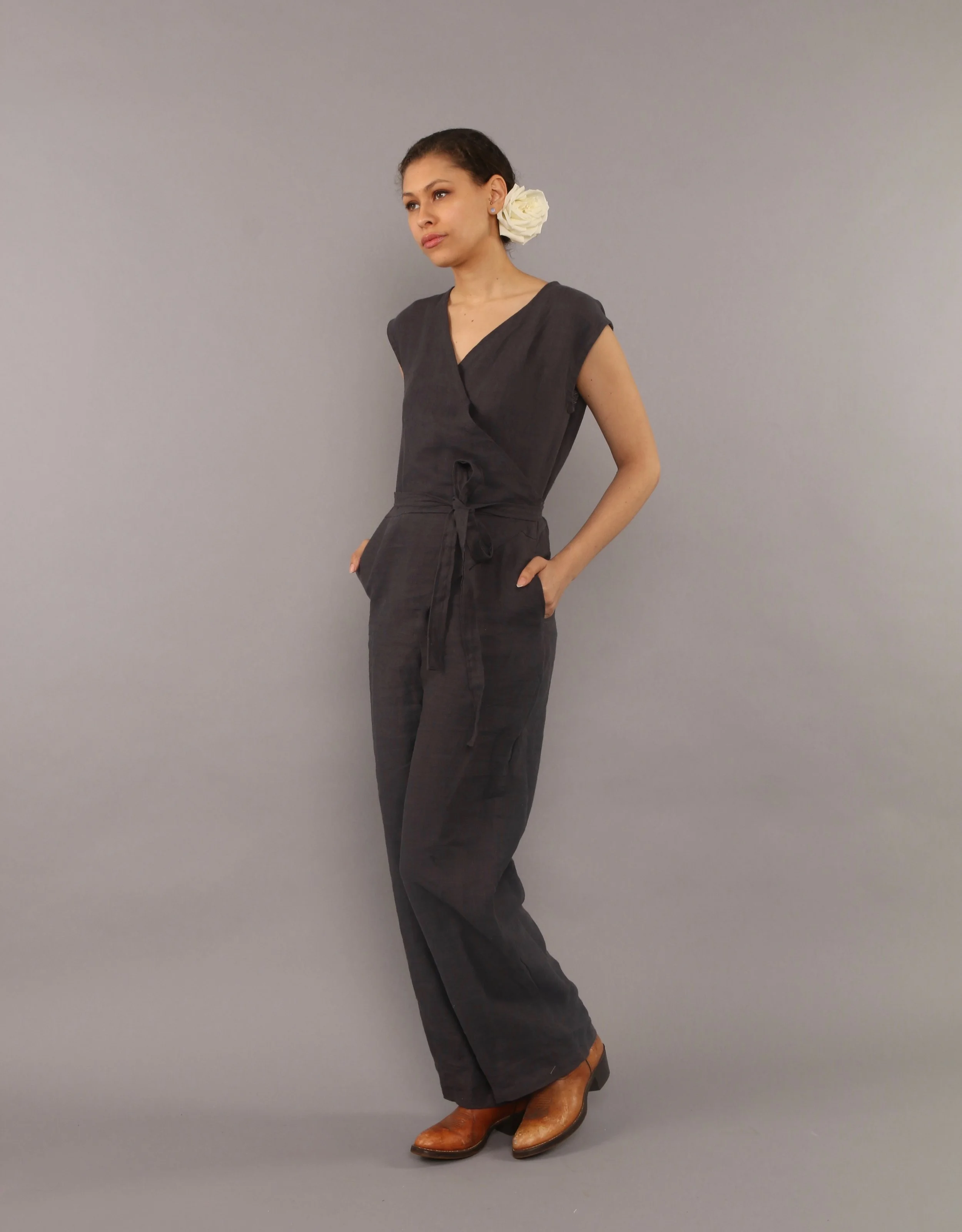 Conscious Clothing, sustainable, handmade, eco friendly, low impact jumpsuit