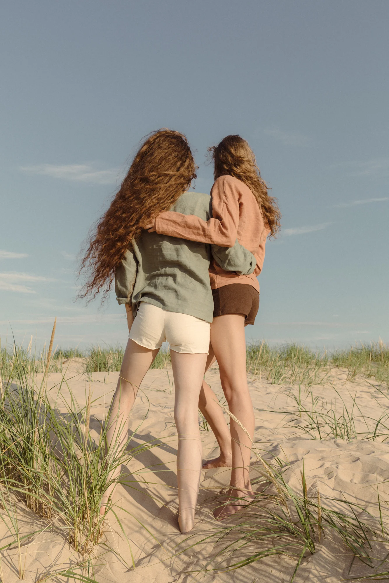 Linen Mesa Tops paired with our Yoga Shorts