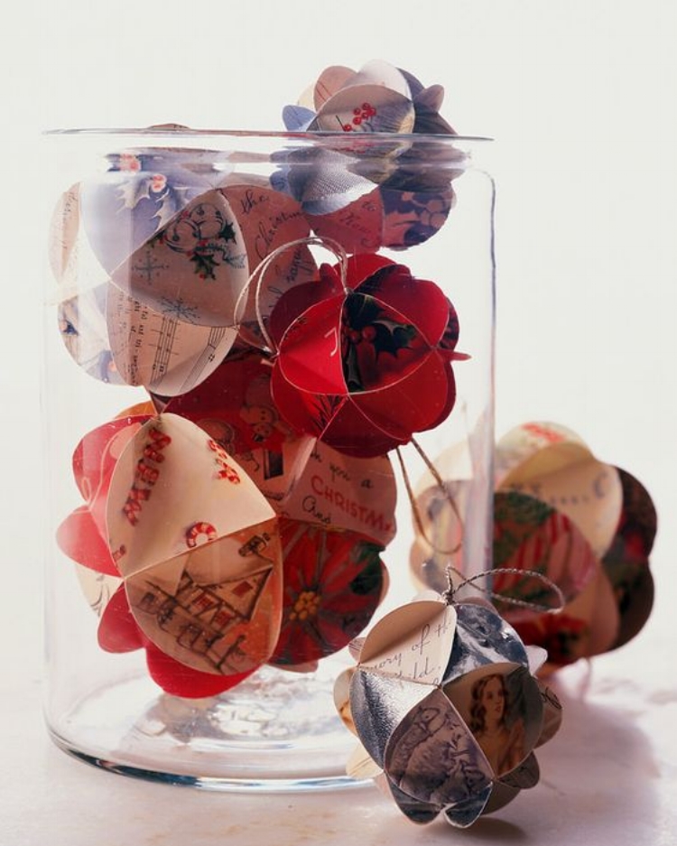 10 Ways to Reduce Waste This Holiday Season - Recycled Ornaments