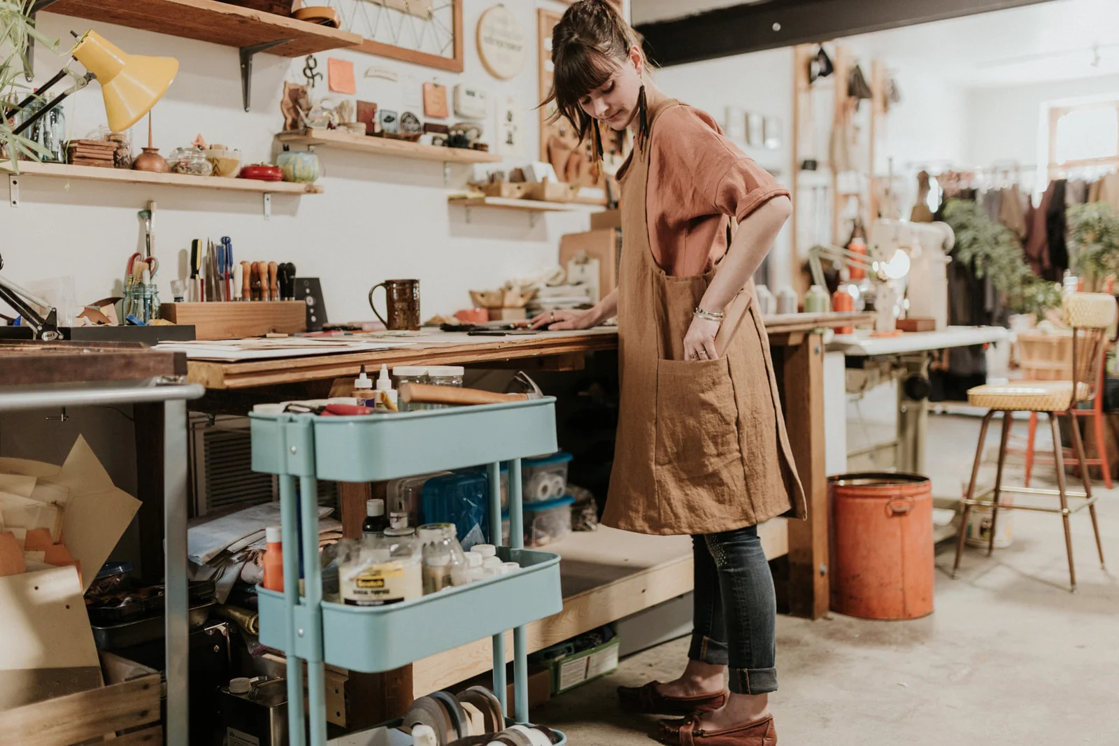 Budapest Tunic + Greenhouse Apron